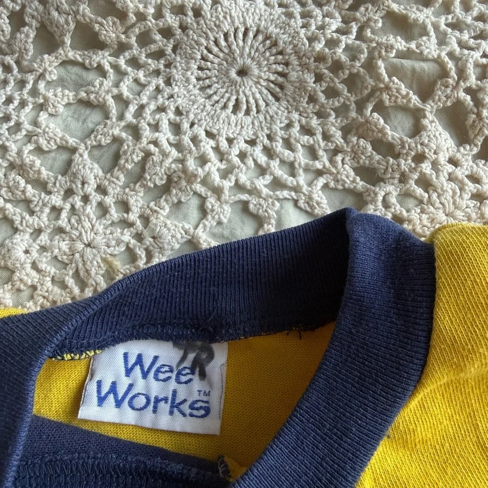 Vintage Wee Works Dinosaur Romper